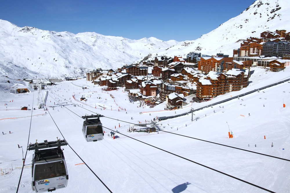 Ski in ski out hotels in Val Thorens - the swimming pool at the Koh-I Nor