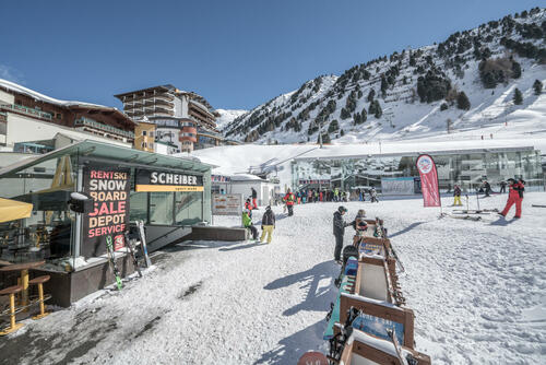 Ski hire Obergurgl - Scheiber Sports at the Festkogelbahn